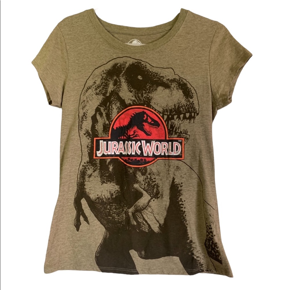 Jurassic World Women's T-Shirt Size XL Brown